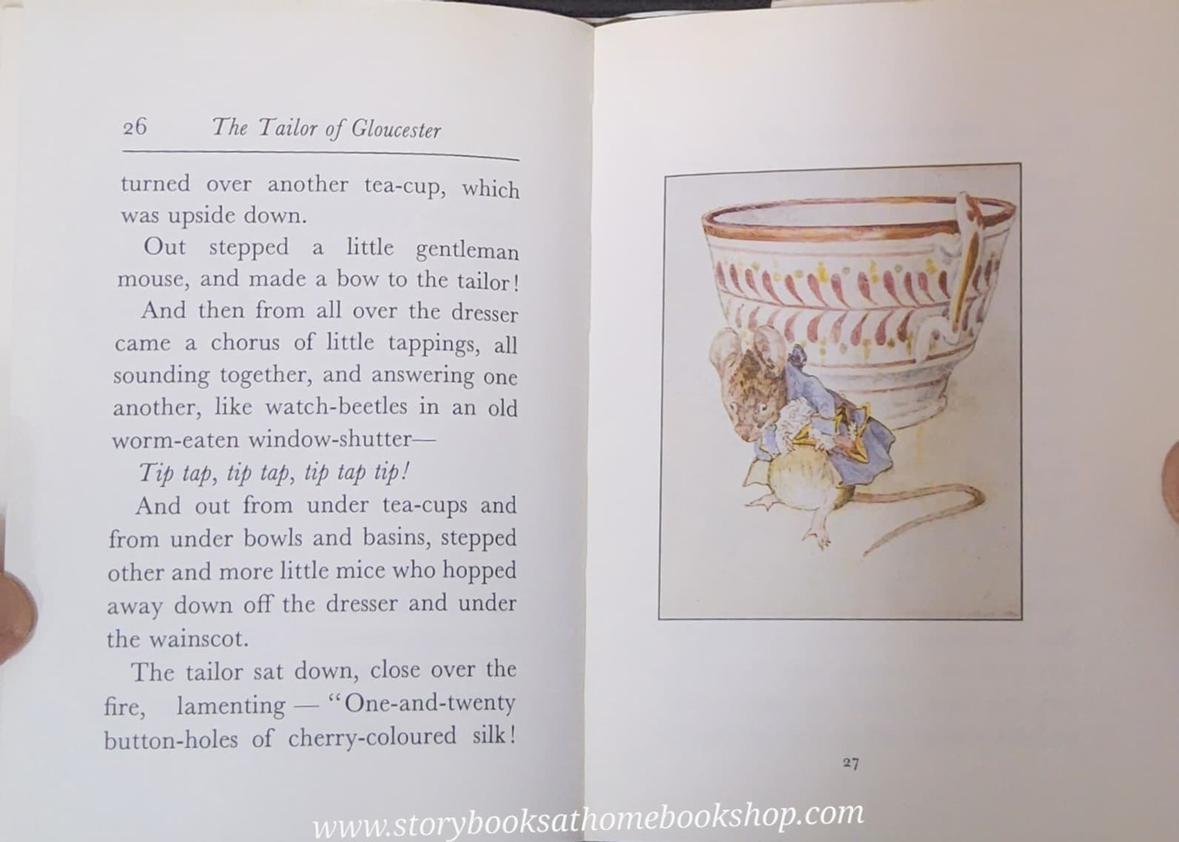 หนังสือนิทานปกแข็ง** 🍅🍓THE TAILOR OF GLOUCESTER BY BEATRIX POTTER