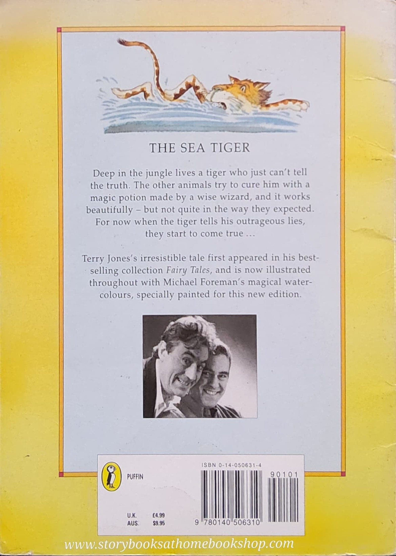 หนังสือนิทานปกอ่อน** 🍅THE SEA TIGER BY TERRY JONES