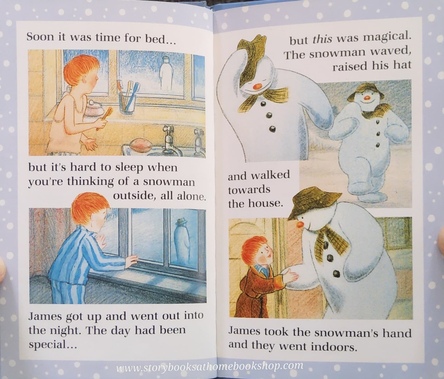 หนังสือนิทานปกแข็ง** 🍓🍓THE SNOWMAN BY RAYMOND BRIGGS