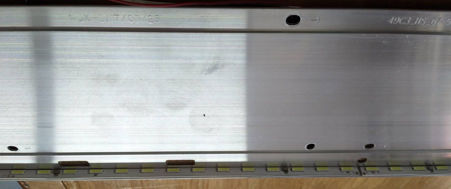 หลอดแบล็คไลท์ทีวีทีซีแอล (LED backlight TCL) อะไหล่แท้#มือสองพร้อมใช้งาน ใช้กับรุ่นLED49C2US