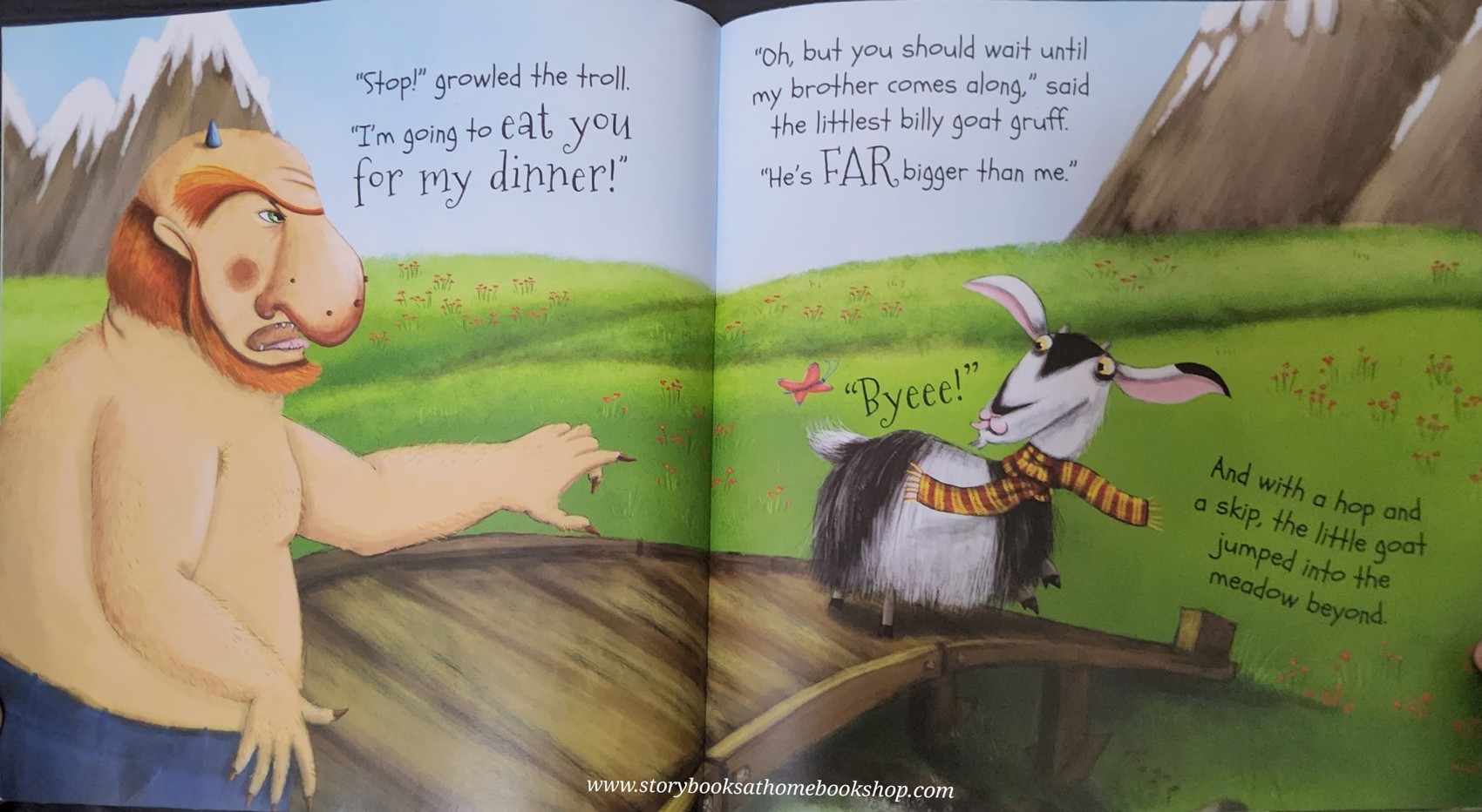 หนังสือนิทานปกอ่อน** 🍅🍓MY FAIRYTALE TIME: THE THREE BILLY GOATS GRUFF