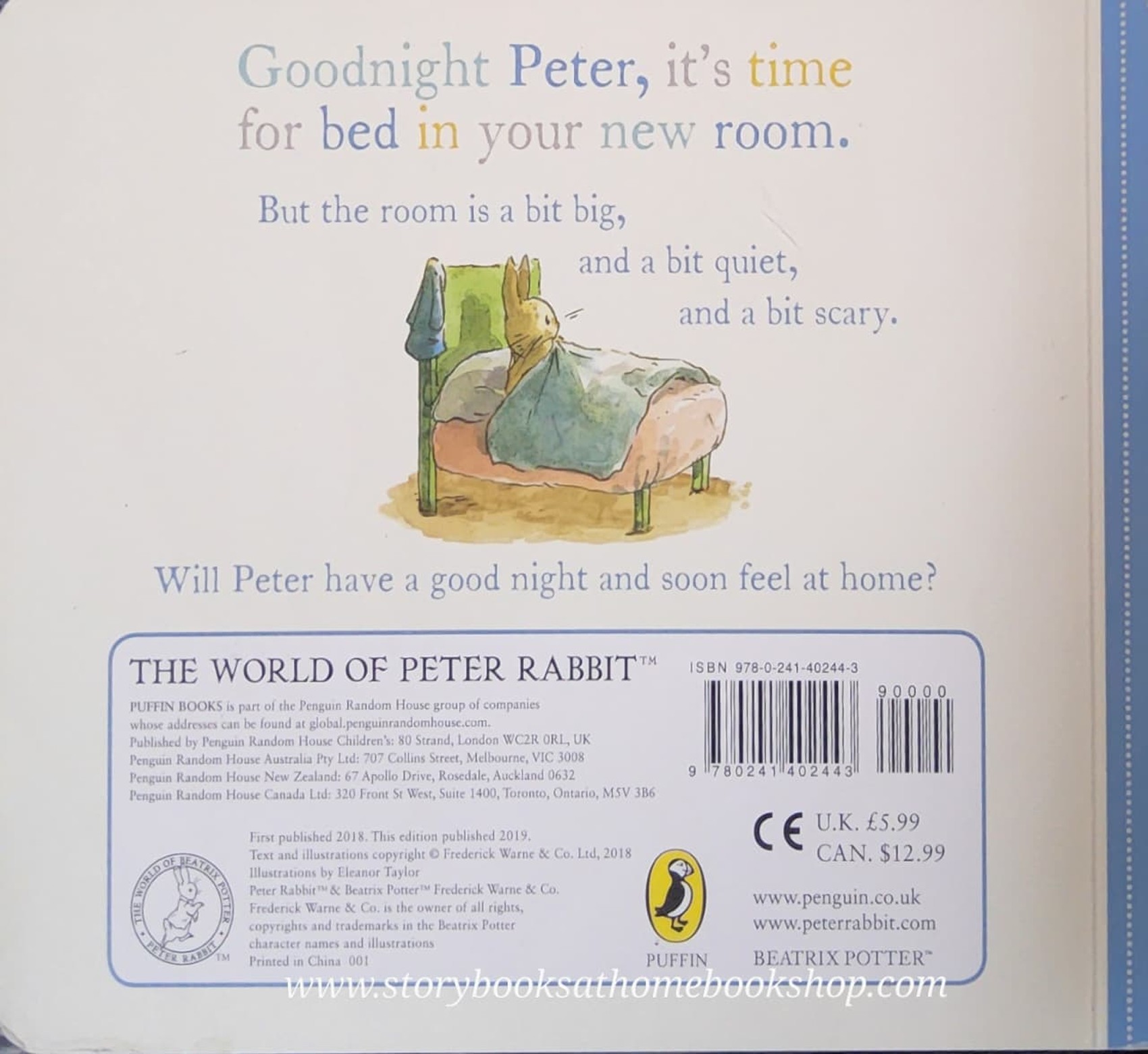 BOARD BOOK ** 🍅🍓A PETER RABBIT TALE: GOODNIGHT PETER