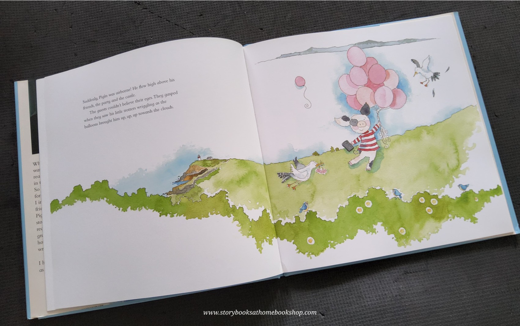 หนังสือนิทานปกแข็ง ** ♥️♥️PIGIN'S UNEXPECTED ADVENTURE BY KTHLEEN WATKINS