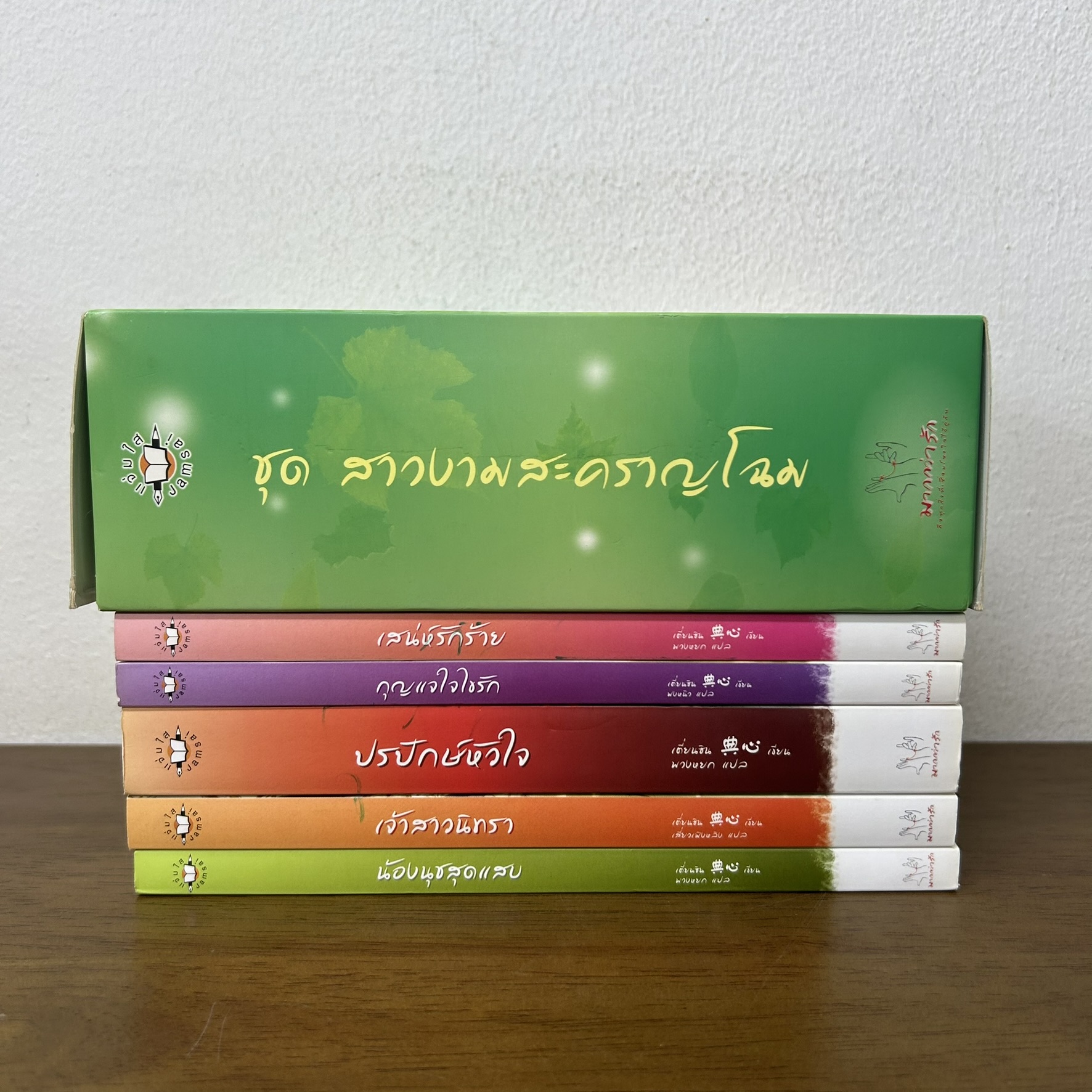 BOXSET สาวงามสะคราญโฉม - เสน่ห์รักร้าย น้องนุชสุดแสบ เจ้าสาวนิทรา กุญแจไขรัก ปรปักษ์หัวใจ (มือสอง) นิยาย แปลจีน แจ่มใส