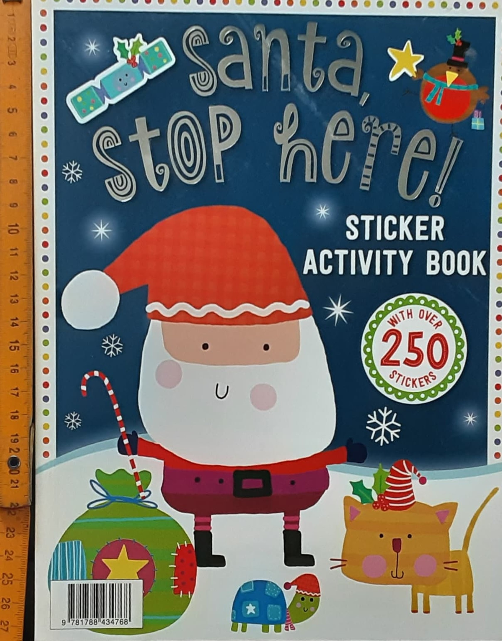 Activities BOOK** 🍅🍓Santa Stop here! Sticker Activity Book