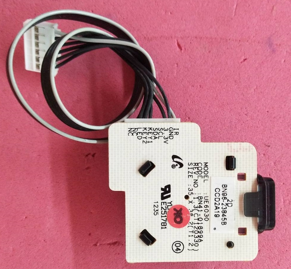 ตัวรับรีโมท /คีย์ทัช /คีย์คอนโทรล SAMSUNG (ซัมซุง) ของแท้ถอดจากเครื่อง รุ่นUA32EH4003RXXT พาร์ท BN96-23845B BN41-01899A