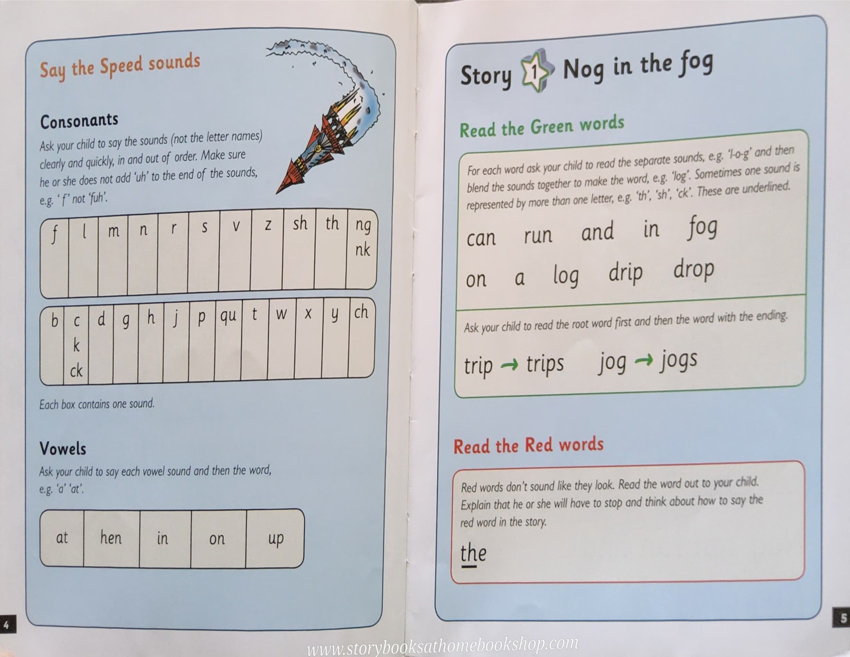 หนังสือนิทานปกอ่อน** 🍅🍓OXFORD Read with Inc. PHONICS: Nog in the fog