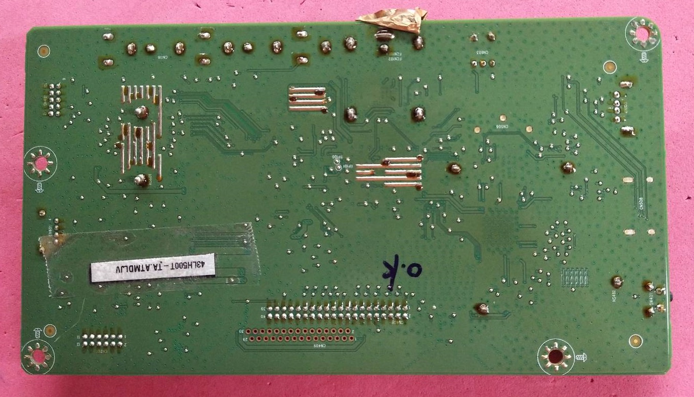 เมนบอร์ดทีวี แอลจี(LG) ของแท้ถอดจากเครื่อง รุ่น43LH500T พาร์ท715G8004-M01-B001-004TT-CON T430HVN01.0