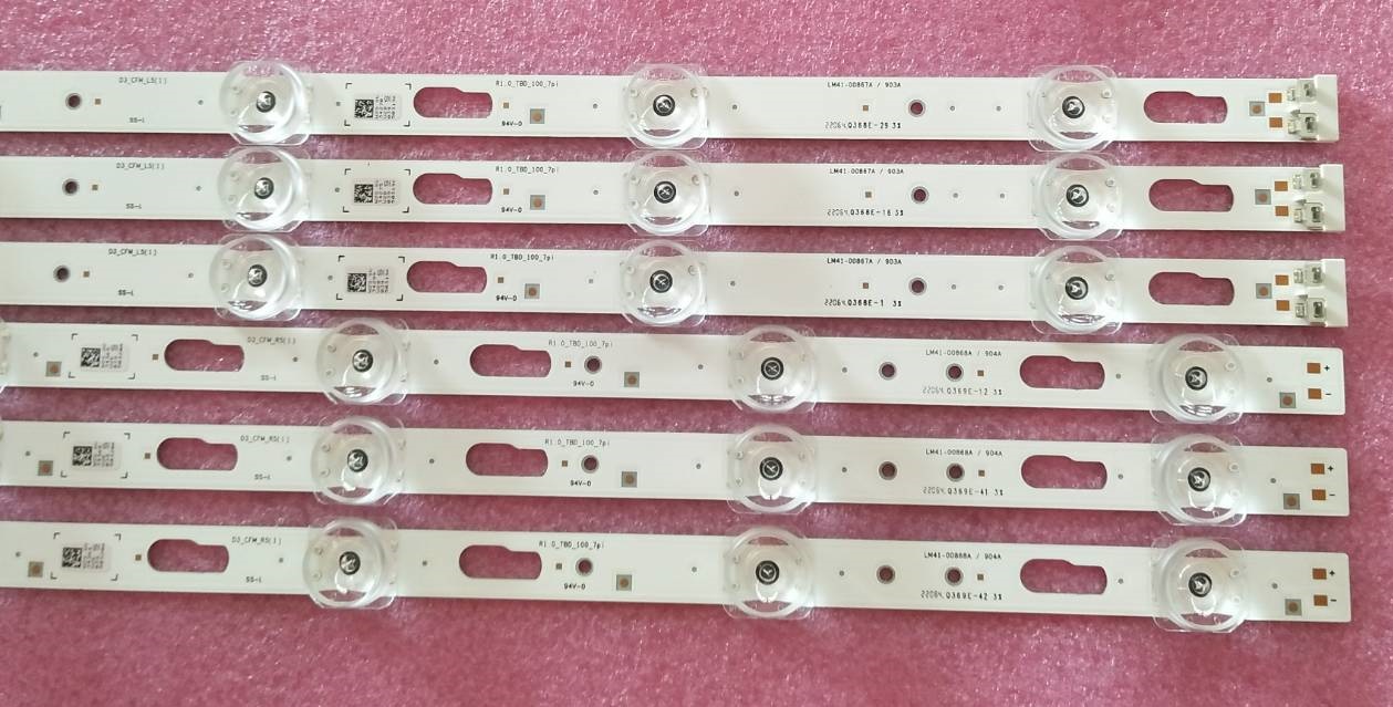 หลอดแบล็คไลท์ SAMSUNG(ซัมซุง)มือสองพร้อมใช้งาน รุ่นUA50TU7000KXMR UA50TU7000KXXT UA50TU8000KXXT UA50TU8100KXXT UA50AU7700KXXT