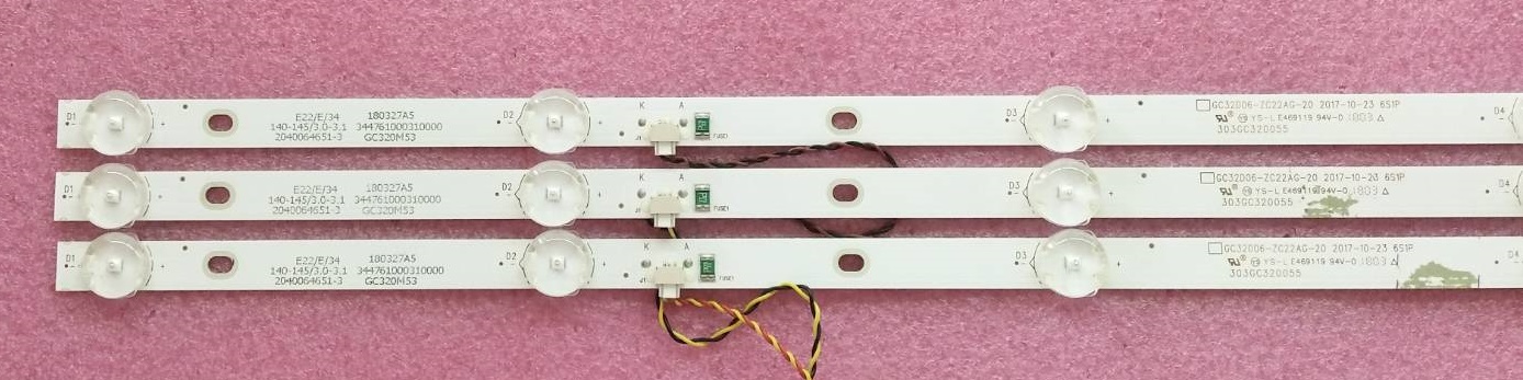 หลอดแบคไลน์ทีวี ซัมซุง SAMSUNG ของแท้ถอดจากเครื่อง รุ่น UA32N4003