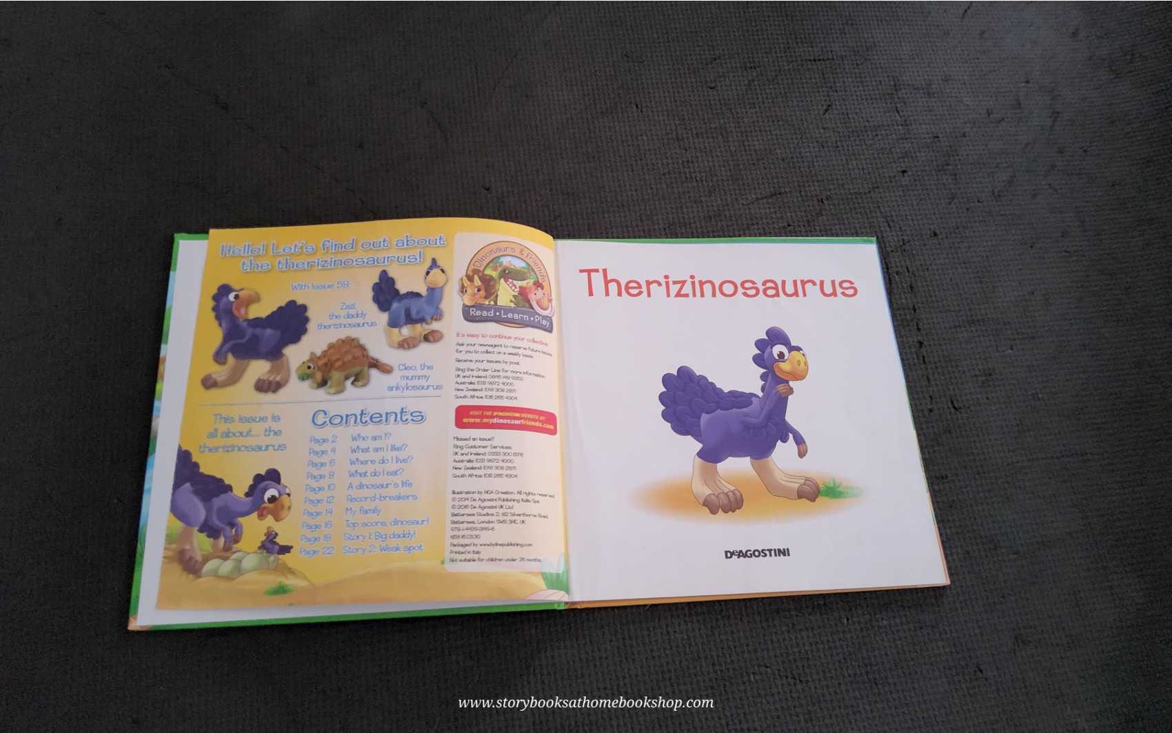 หนังสือนิทานปกแข็ง** 🍅🍅DINOSAURS&FRIENDS: HERBIVOROUS DINOSAUS THERIZINOSAURUS