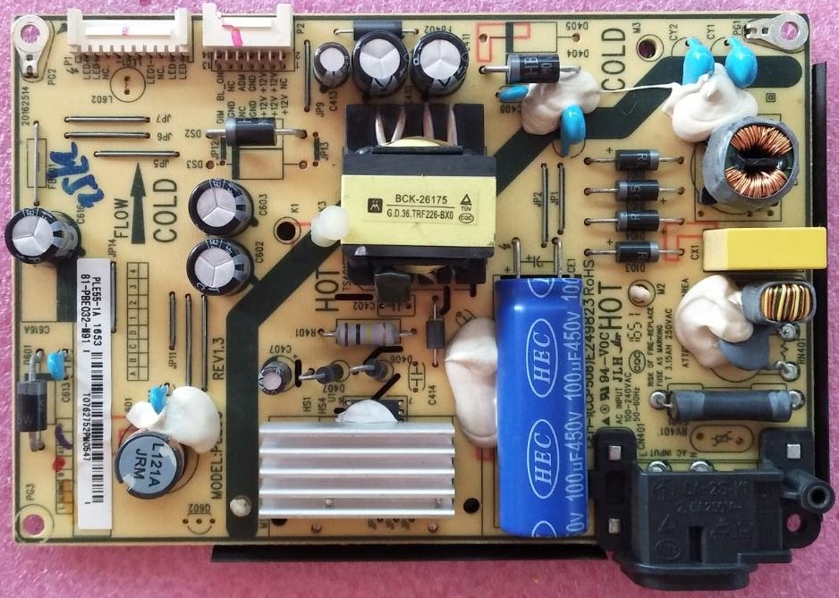 ซัพพลายทีวี ทีซีแอล TCL อะไหล่แท้ถอดจรากเครื่อง ใช้กับรุ่น LED32S6000 พาร์ท 81-PBE032-M91