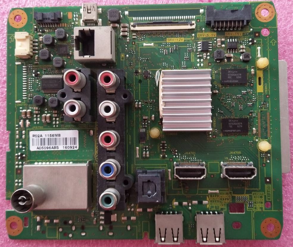 เมนบอร์ดทีวี Panasonic พานาโซนิค ของแท้มือสองถอดจากเครื่อง ใช้กับรุ่น TH-40DS500T พาร์ทบอร์ด TNPH1156