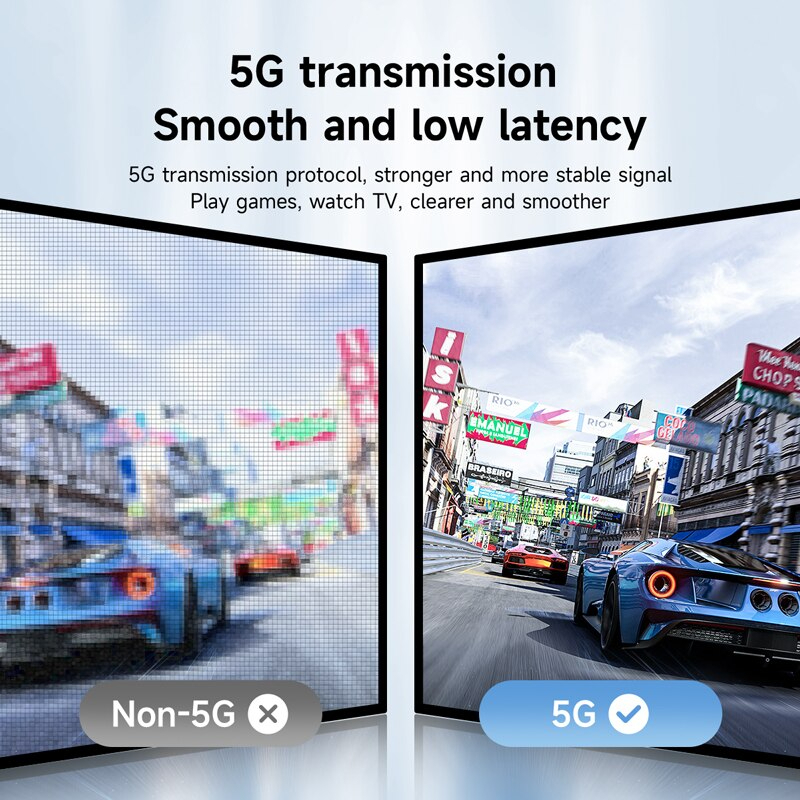 [ออกใบกำกับภาษีได้]พร้อมส่งจาก กทม Hagibis 4K HDMI Wireless Transmitter and Receiver Kit, 2.4/5GHz Wireless HDMI Extender Kits to Monitor, Projector, HDTV