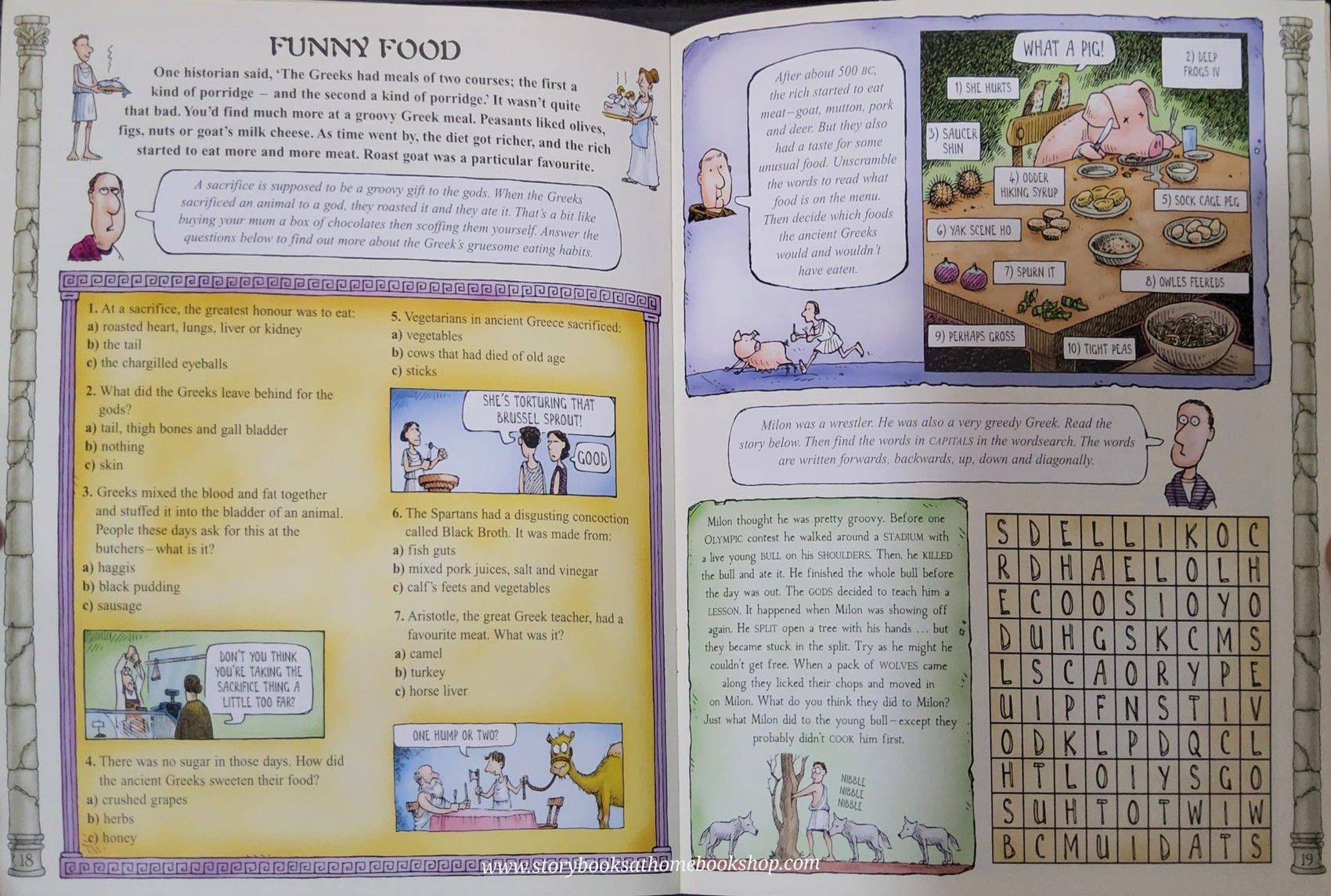 Knowledge ACTIVITY Book** ð
ðHORRIBLE HISTORIES:THE GROOVY GREEKS ACTIVITY BOOK