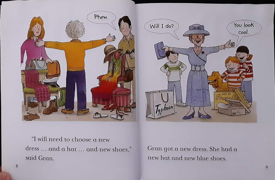 หนังสือนิทานปกอ่อน** 🍅🍅READ WITH BIFF,CHIP&KIPPER:GRAN'S NEW BLUE SHOES PHONICS LEVEL6