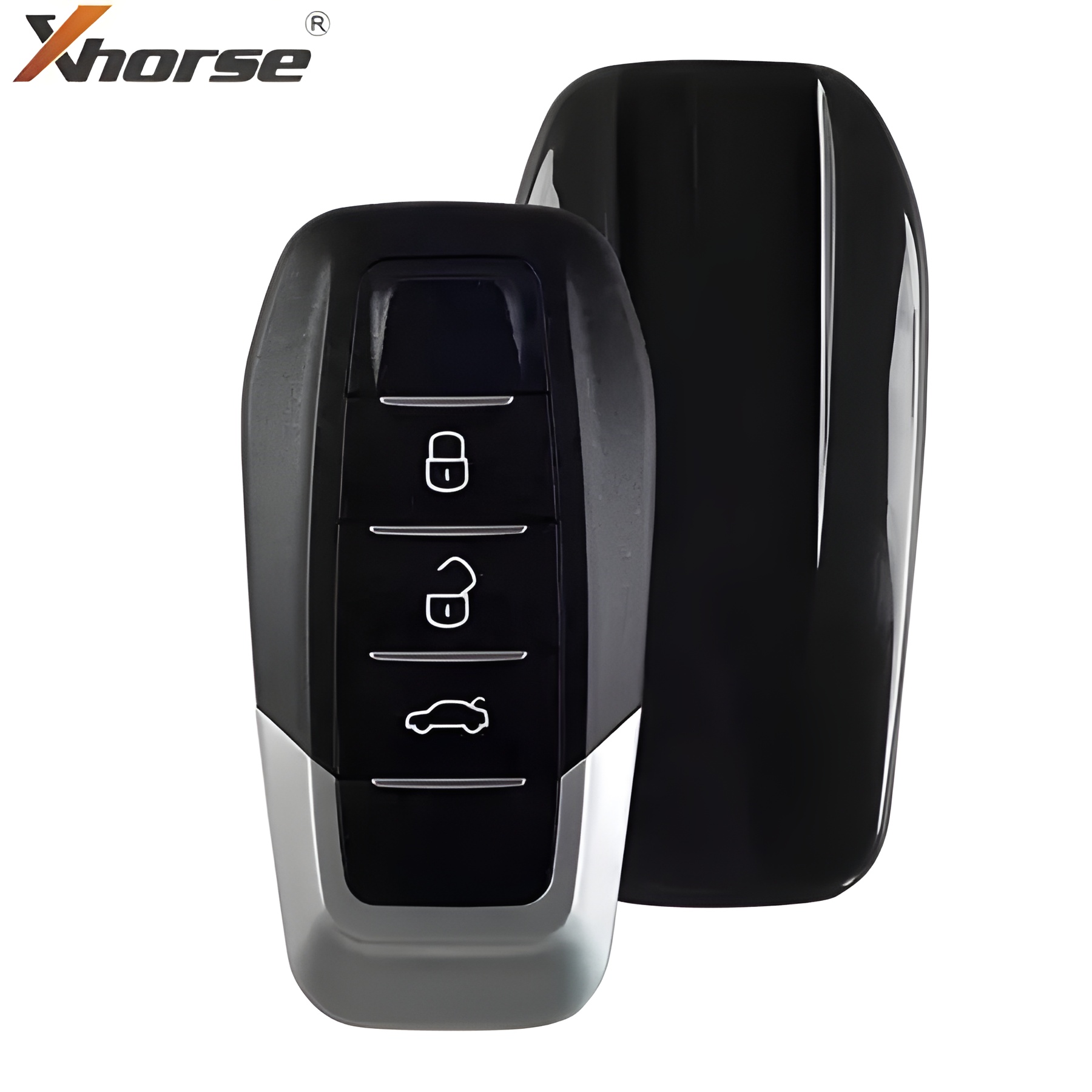 Xhorse VVDI รีโมต Ferrari Style ข้างหลังสีดำ 3 ปุ่ม XKFEF5EN