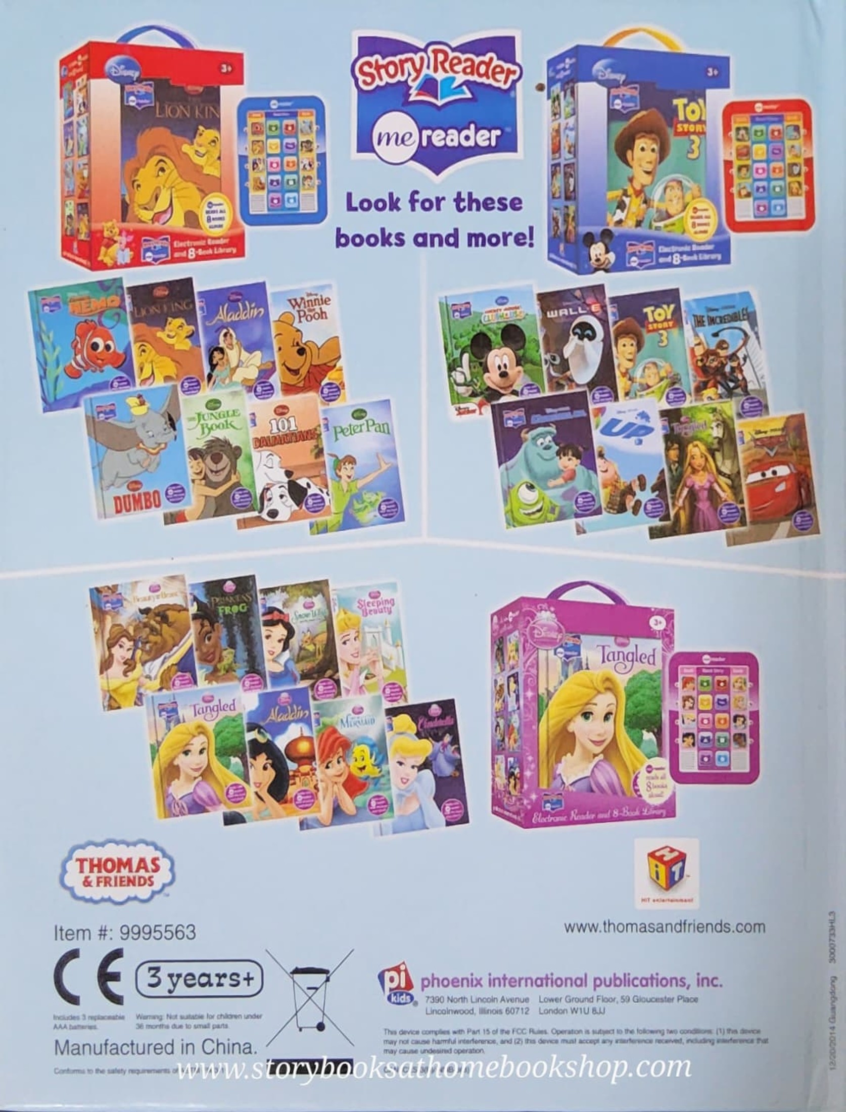 หนังสือนิทานปกแข็ง ** 🍅🍓 STORY READER:THOMAS&FRIENDS :THOMAS MAKES A WISH