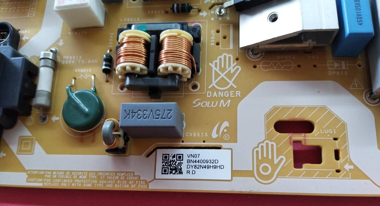 POWER SUPPLY SAMSUNG (ซับพลาย ซัมซุง) อะไหล่แท้/ของถอดจากเครื่อง พาร์ท BN44-00932D รุ่น HG49AJ690UK :HG55AJ690UK