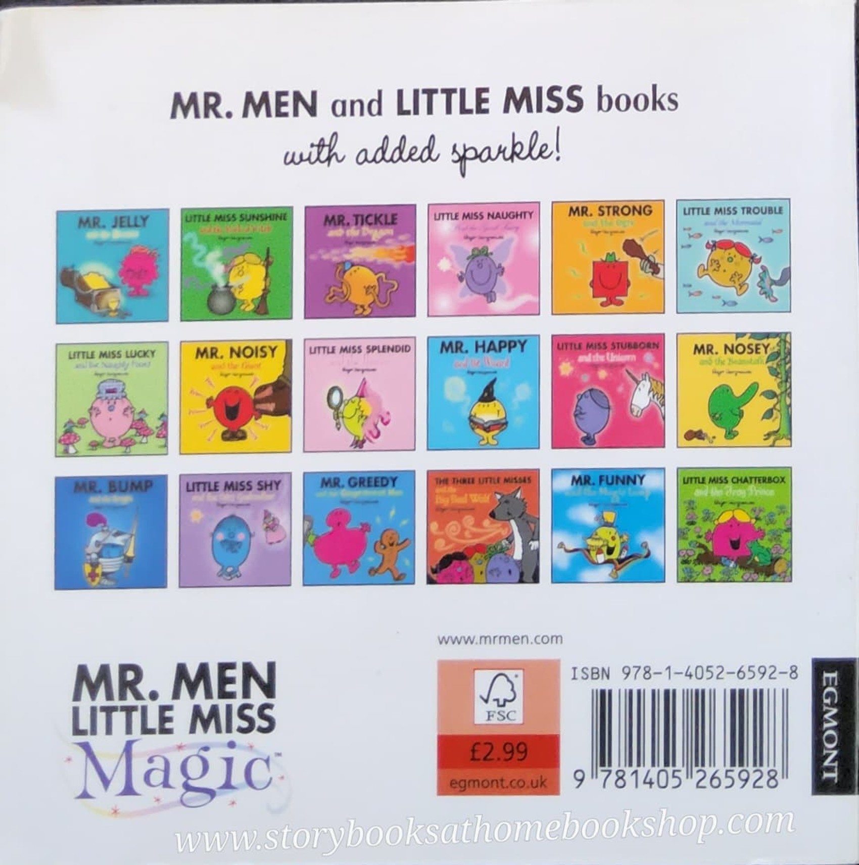 หนังสือนิทานปกอ่อน** 👉LITTLE MISS&MR.MEN👍 🍅🍅THE THREE LITTLE MISSES AND THE BIG BAD WOLF by Roger Hargreaues ปกกริทเตอร์