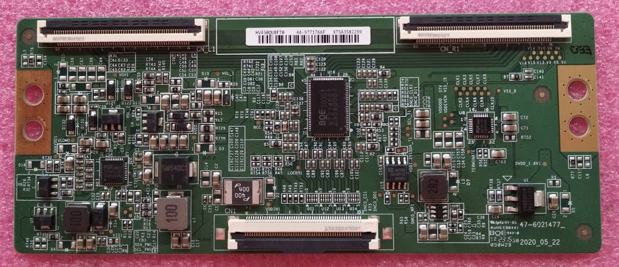 T-CON ACONATIC (อะโคเนติค) ของแท้ถอดจากเครื่อง ใช้กับรุ่น43US200AN พาร์ทHV430QUBF70