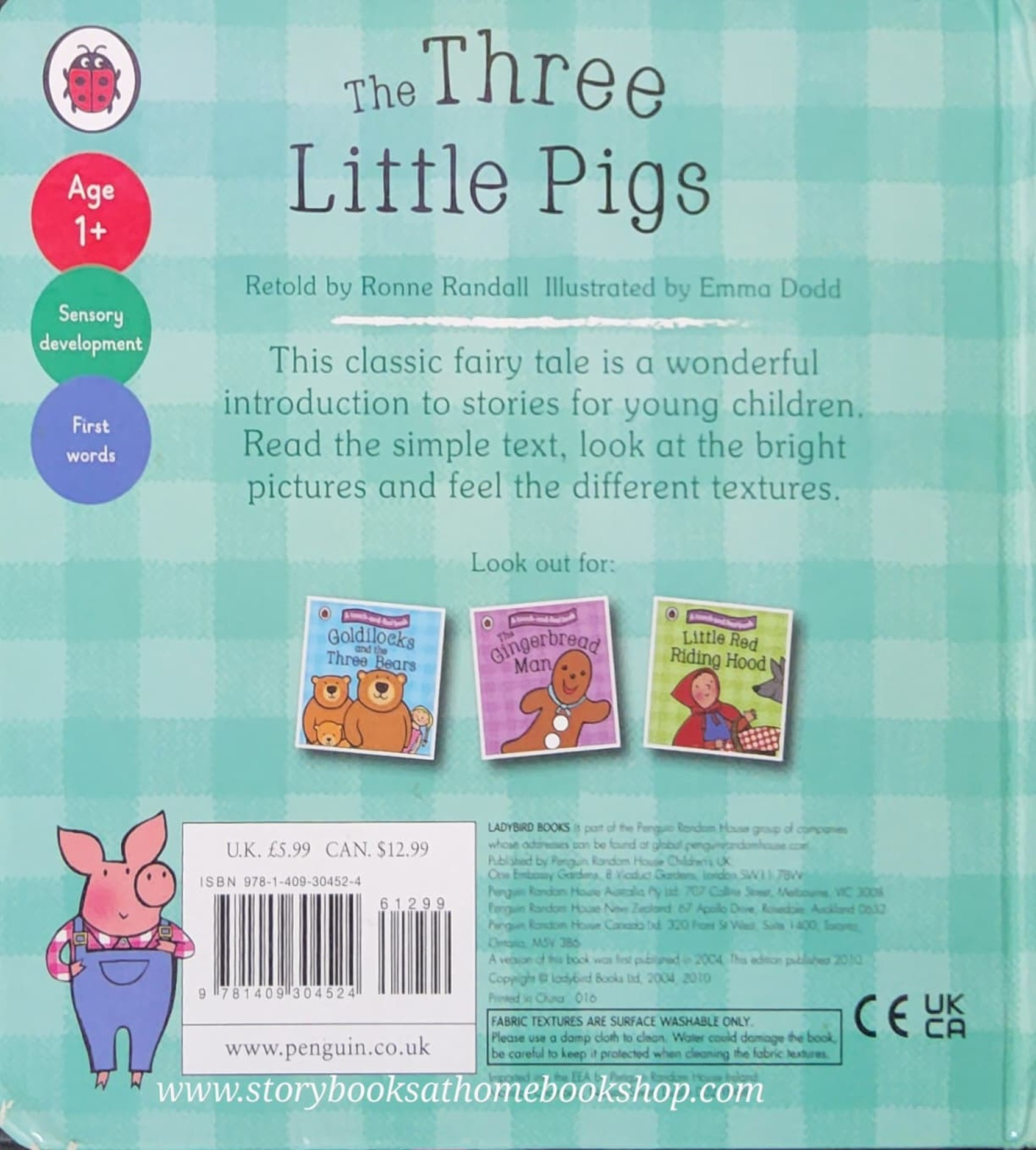 TOUCH BOARD BOOK** 🍅🍅THE THREE LITTLE PIGS