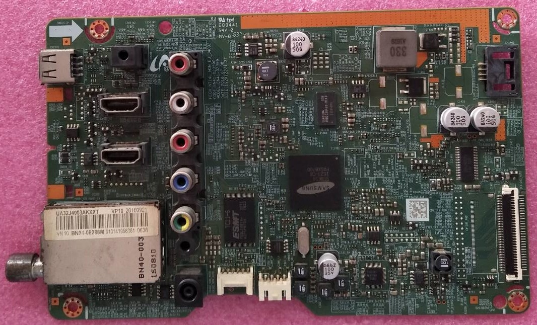 Main Board SAMSUNG (เมนบอร์ด ซัมซุง) ของแท้ถอดจากเครื่อง รุ่น UA32J4003AK พาร์ท BN94-08288M BN94-08288E BN94-08288Y BN94-08288K