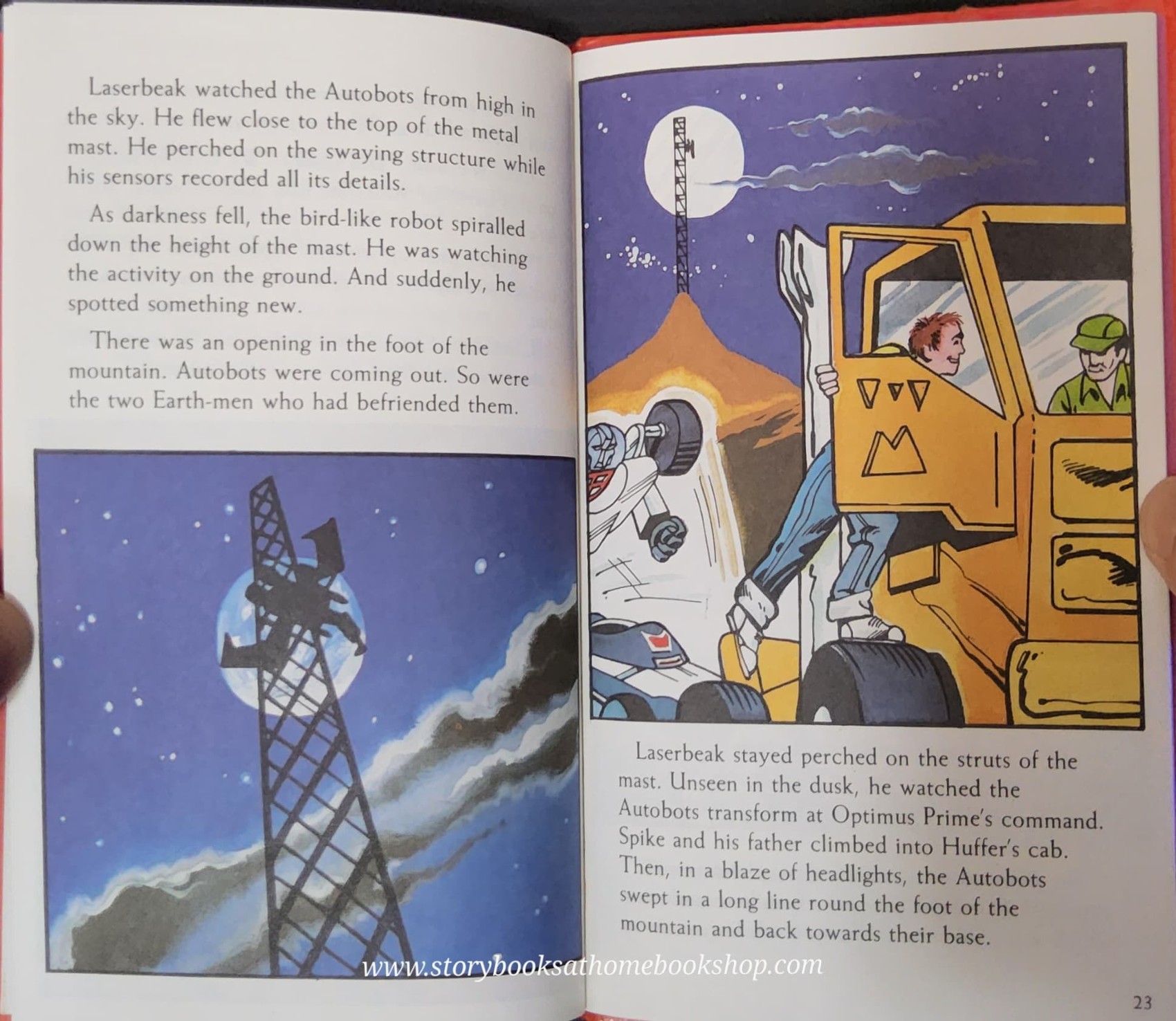 หนังสือนิทานปกแข็ง ** 🍅🍅THE TRANSFORMERS AUTOBOTS' LIGHTNING STRIKE