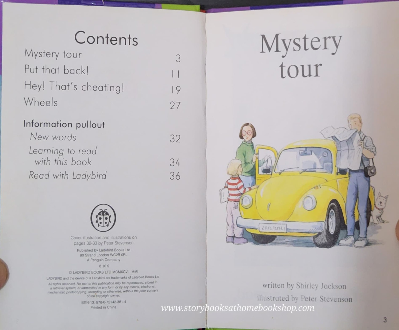 หนังสือนิทานปกแข็ง** 🍓🍓READ WITH LADYBIRD: MYSTERY TOUR
