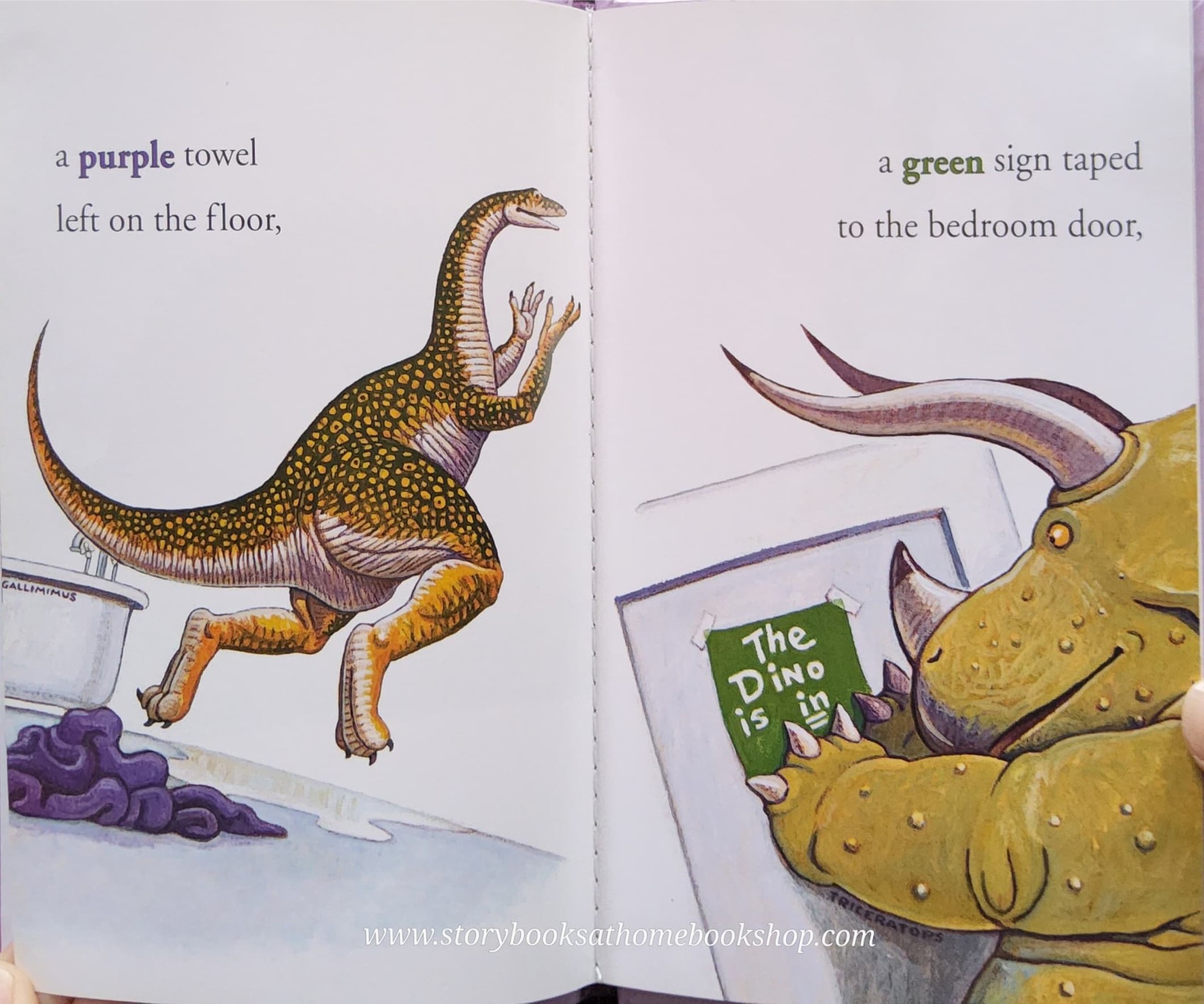 หนังสือนิทานปกแข็ง ** ♥️HOW DO DINOSAURS LEARN COLOURS AND NUMBERS