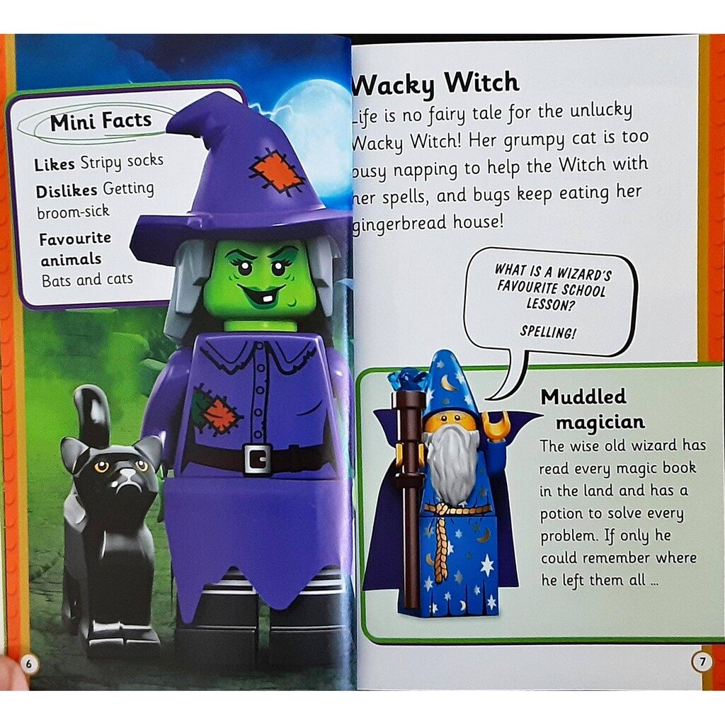 วรรณกรรมเยาวชน WORLD BOOK DAY BOOK:LEGO MINIFIGURE MAYHEM FACTS,JOKES,CHALLENGES AND MORE! (สภาพดี 70-80% .)