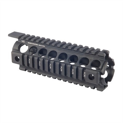 MIDWEST INDUSTRIES, INC. - TWO-PIECE CARBINE FOREND, BLACK (7")