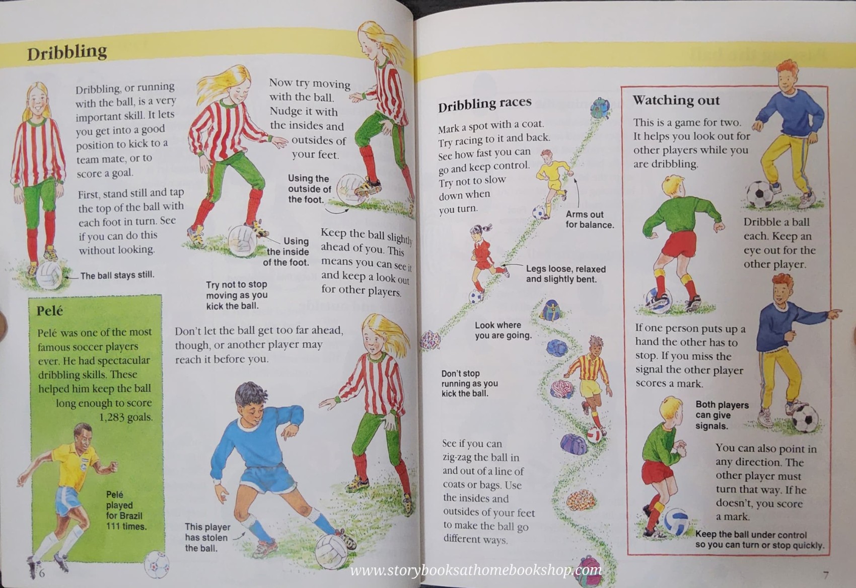 KNOWLEDGE BOOK ** 🍓🍓 USBORNE FIRST SKILLS:STARTING SOCCER🍅🍅