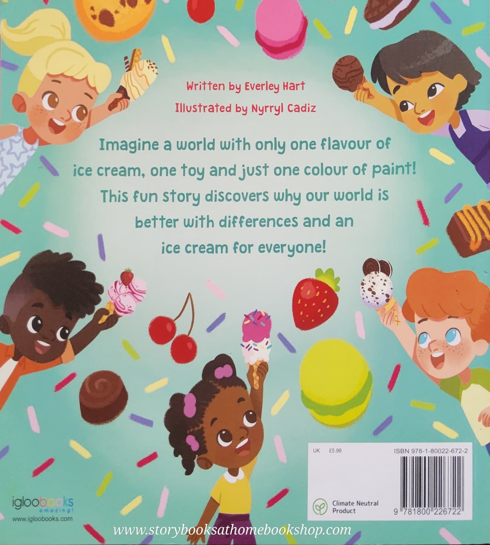 หนังสือนิทานปกอ่อน ** 🍅🍓 ICE CREAM FOR EVERYONE