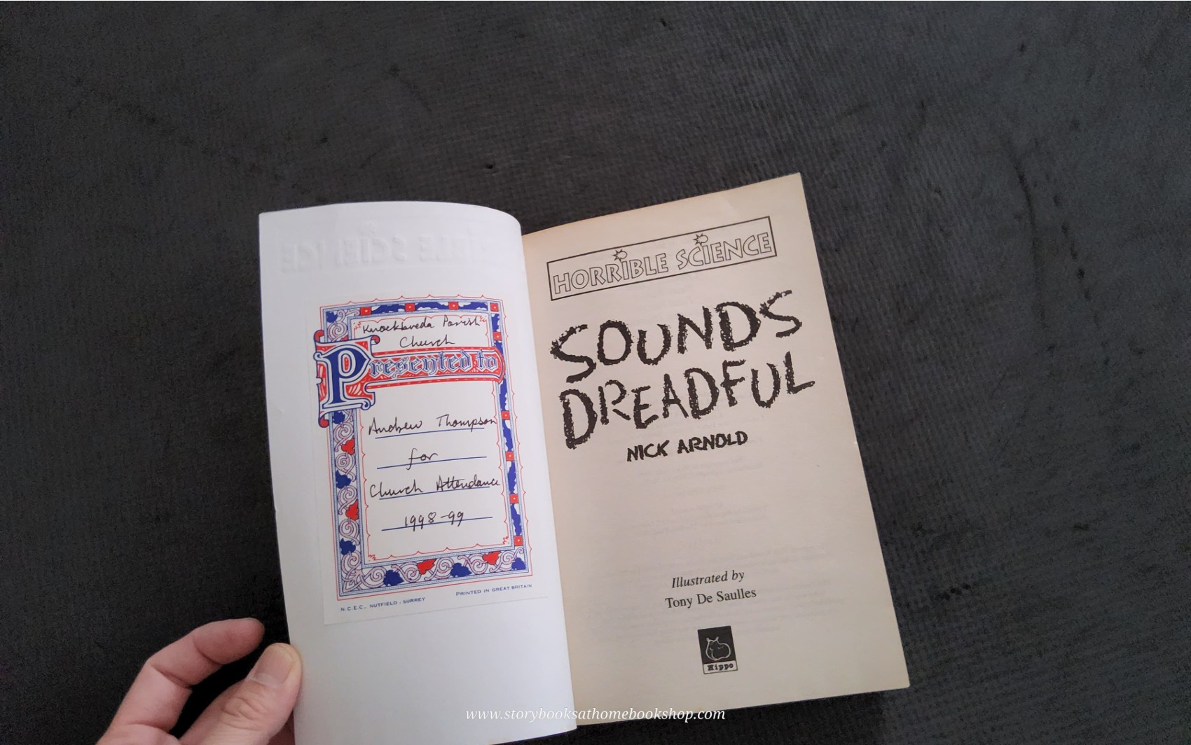 วรรณกรรมเยาวชน** **หนังสือนิทานปกอ่อน** 🍅🍓 HORRIBLE SCIENCE:SOUND DREADFUL BY NICK ARNOLD