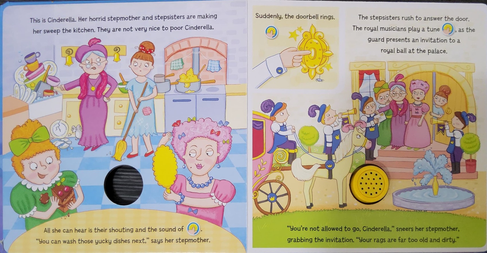 SOUND BOARD BOOK** ♥️CINDERELLA