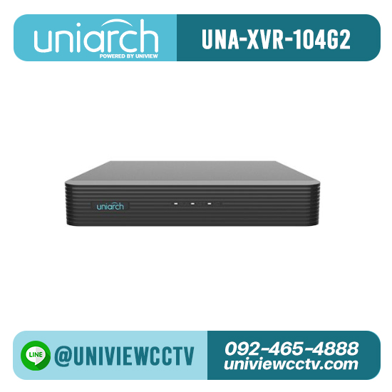 เครื่องบันทึก UNIARCH รุ่น XVR-104G2 จำนวน 4 ช่อง