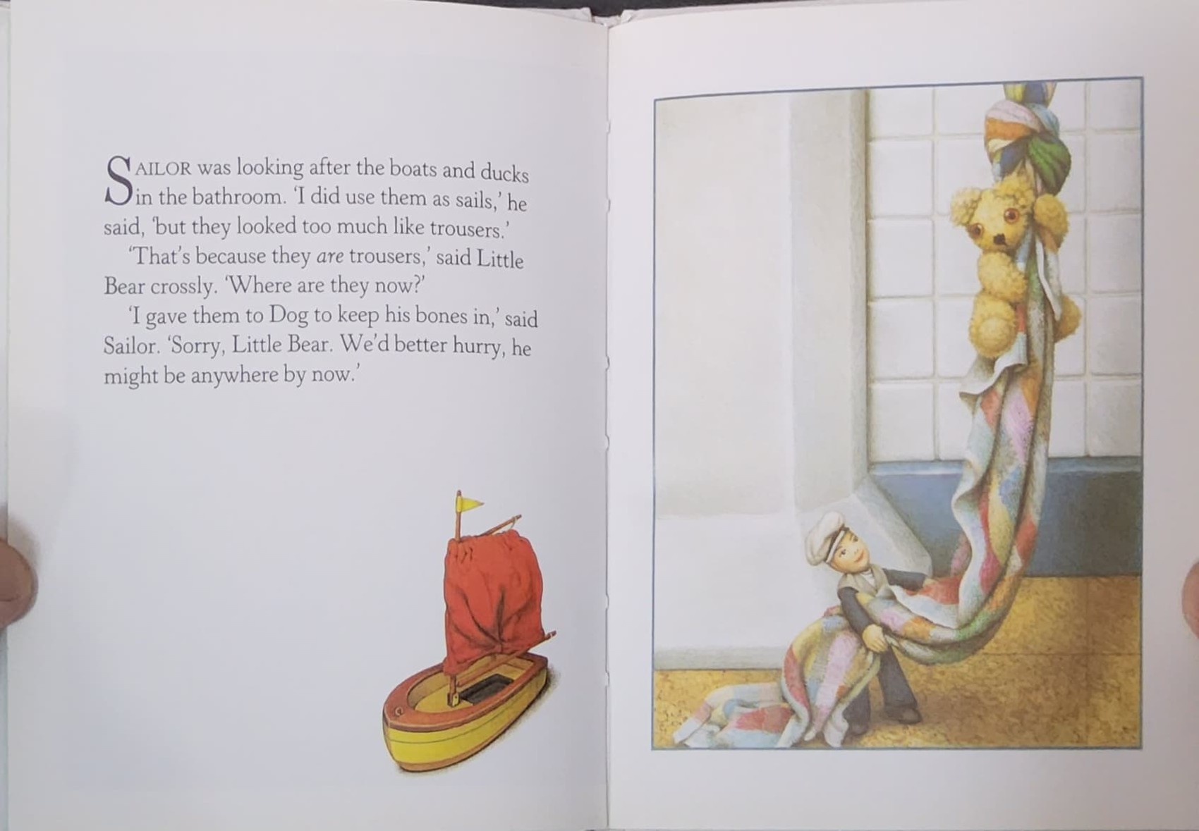 หนังสือนิทานปกแข็ง** 🍅🍓LITTLE BEAR'S TROUSERS BY JANE HISSEY