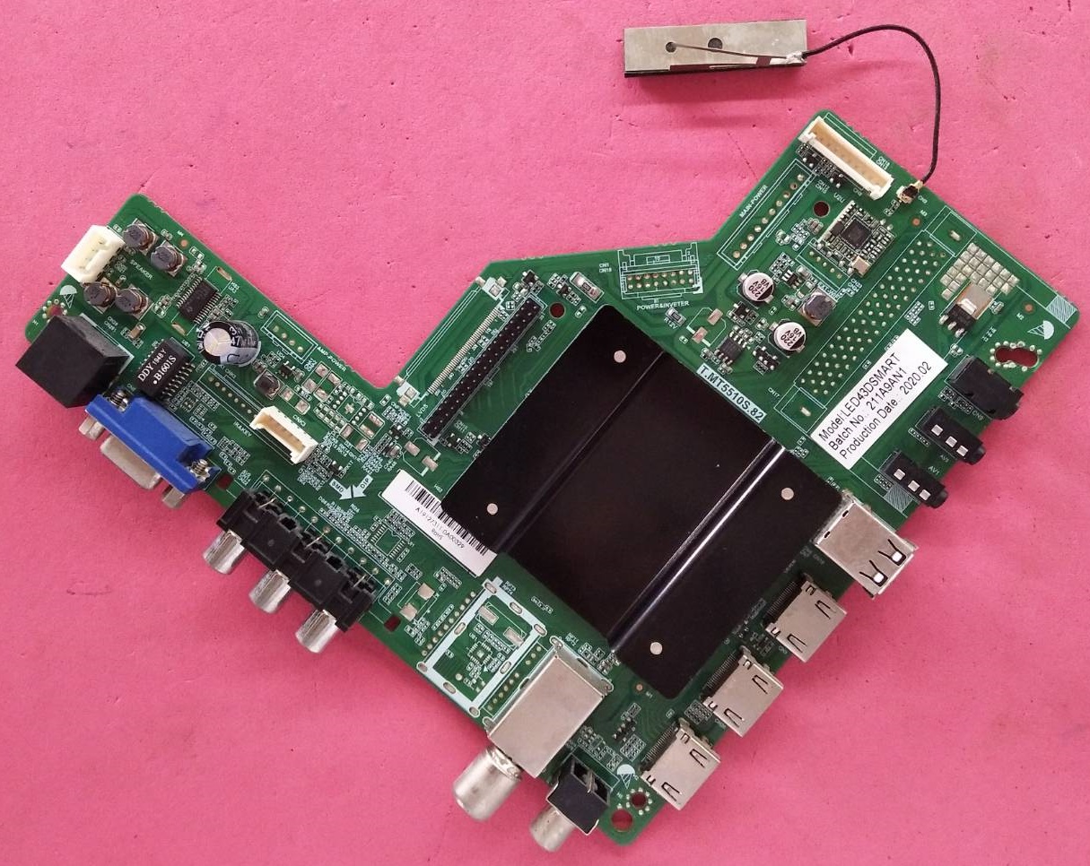 เมนบอร์ดทีวี SINGER(ซิงเกอร์) ของแท้ถอดจากเครื่อง รุ่น LED43DSMART :T.MT5510S.82 เบอร์จอ