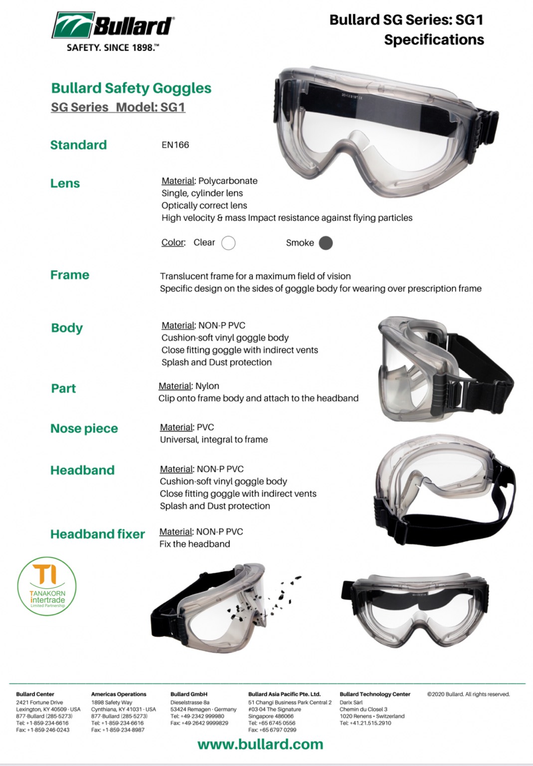 Goggle Bullard SG1