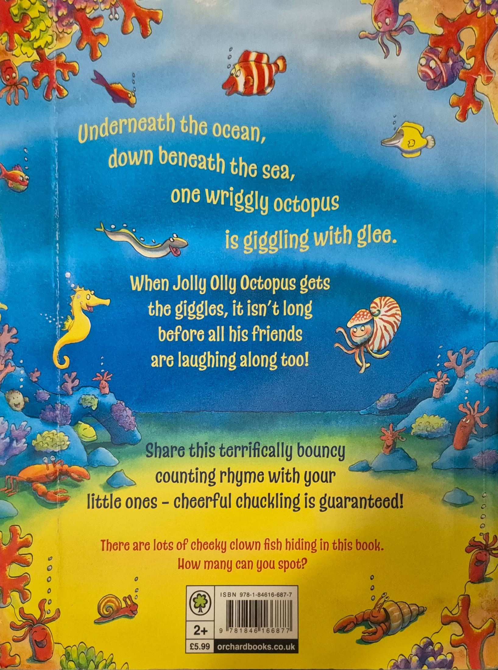 หนังสือนิทานปกอ่อน** 🍅🍅JOLLY OLLY OCTOPUS BY TOMY MITTON AND GUY PARKER-REES