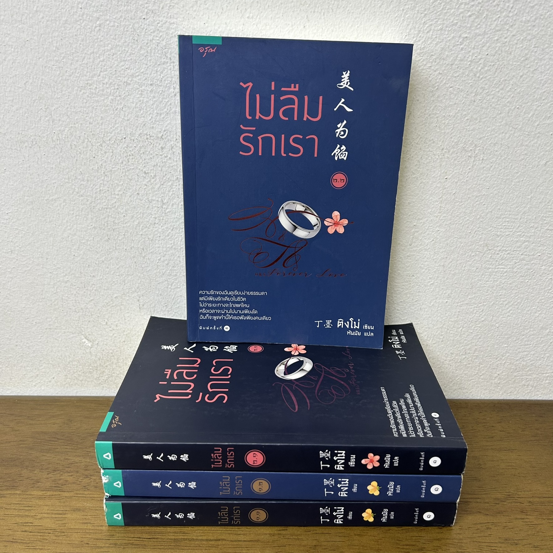 ชุด ไม่ลืมรักเรา 1.1 - 2.2 รวม 4 เล่มจบ ... ติงโม่ Ding Mo เขียน (มือสอง) นิยาย แปลจีน นิยายรัก