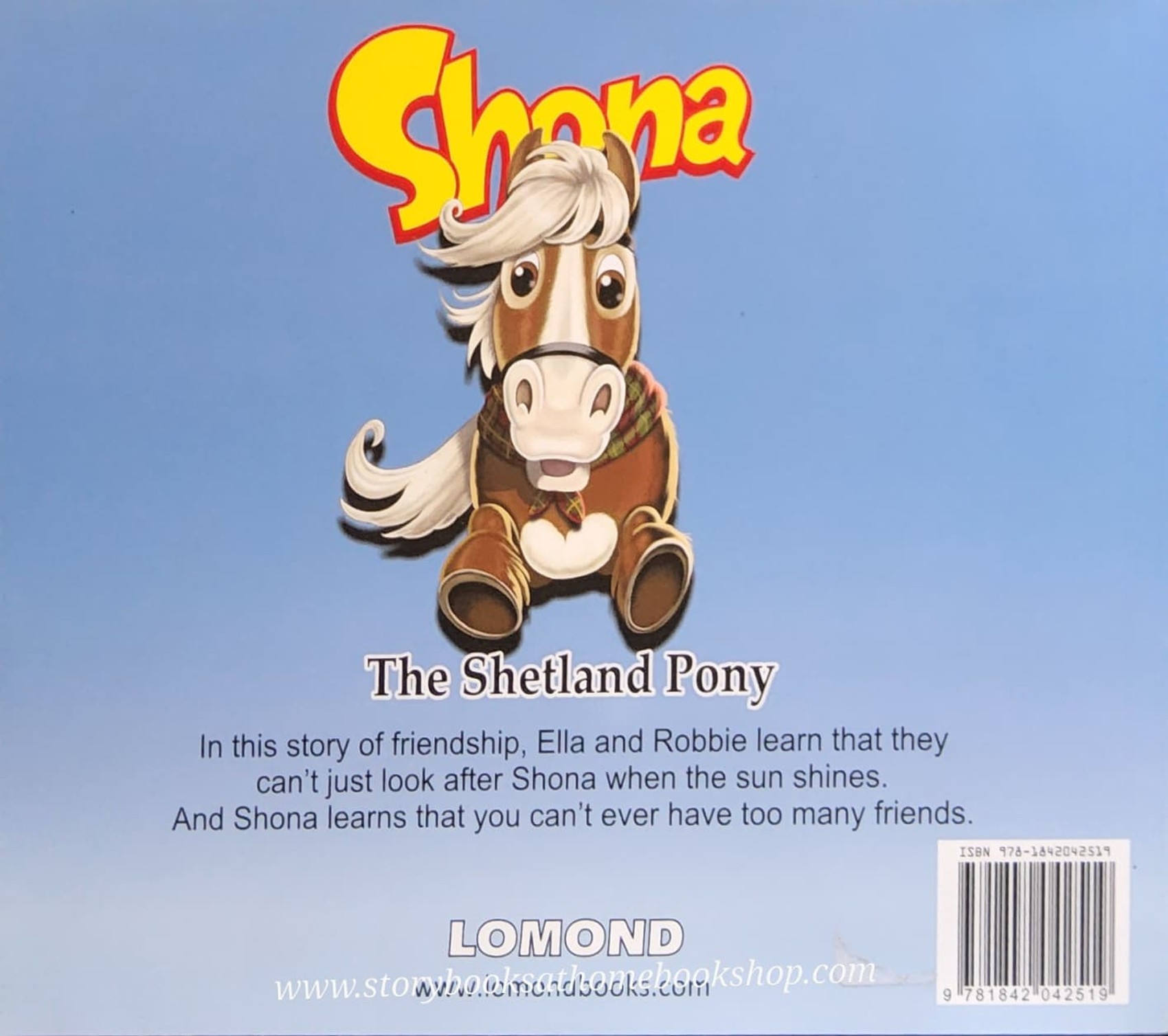 หนังสือนิทานปกอ่อน** 🍅Shona THE SHETLAND PONY