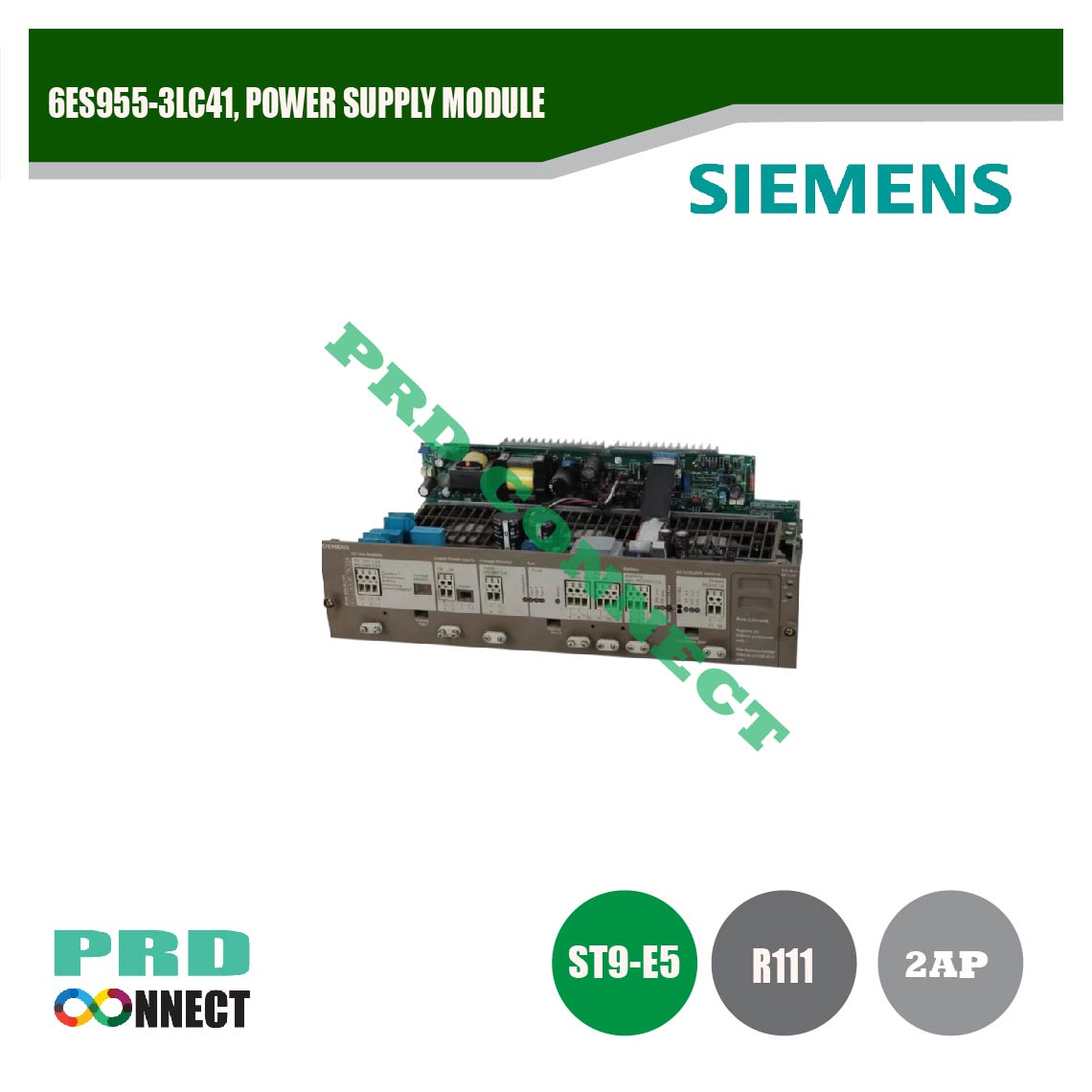6ES5955-3LC41, POWER SUPPLY MODULE, SIEMENS