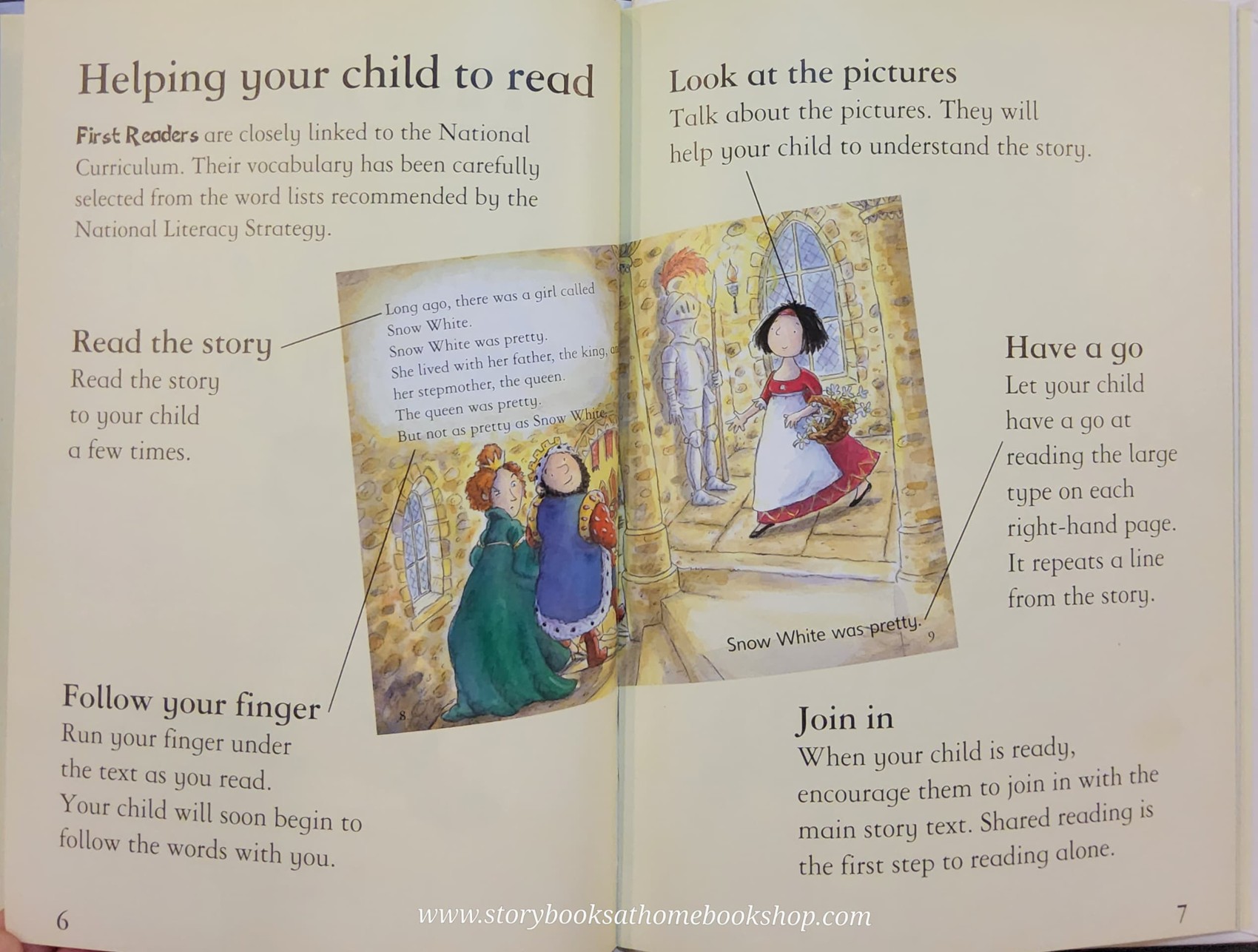 หนังสือนิทานปกแข็ง ** ♥️FIRST READERS:SNOW WHITE AND THE SEVEN DWARFS♥️