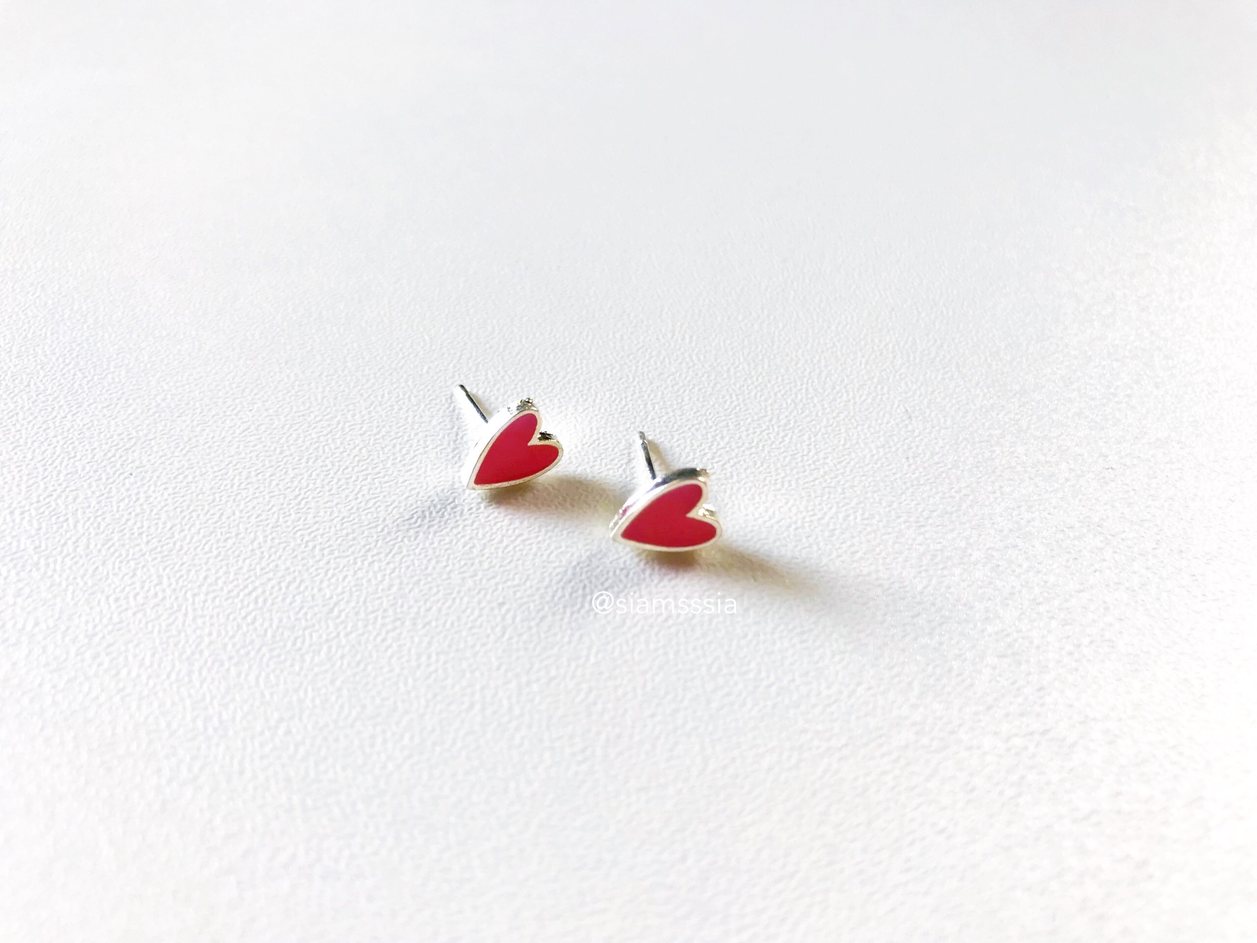 Heart Earrings ต่างหูหัวใจจิ๋ว