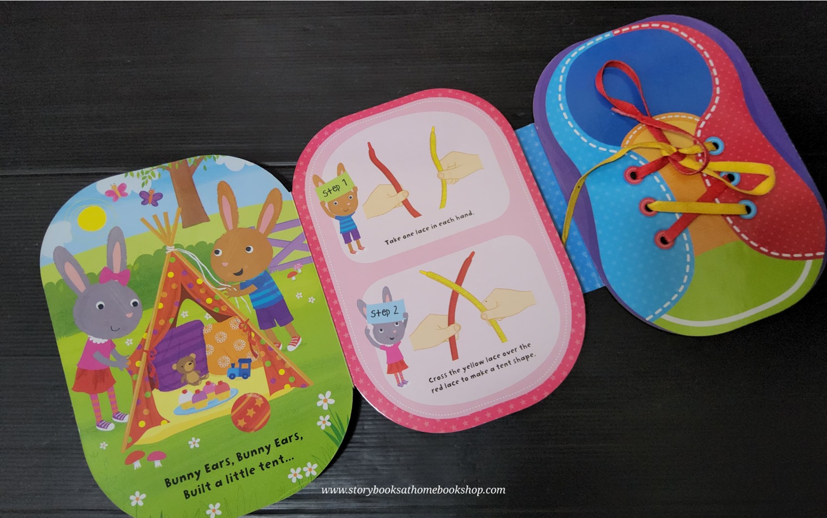 BOARD BOOK** 🍅🍓MY FIRST SHOE BOOK WITH A PRACTICE SHOELACE