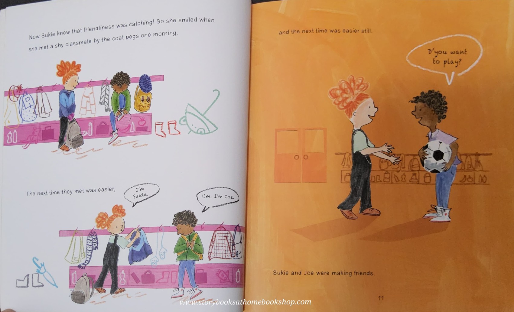 หนังสือนิทานปกอ่อน** 🍅🍓MAKING FRIEDS A BOOK ABOUT FIRS FRIENDSHIPS