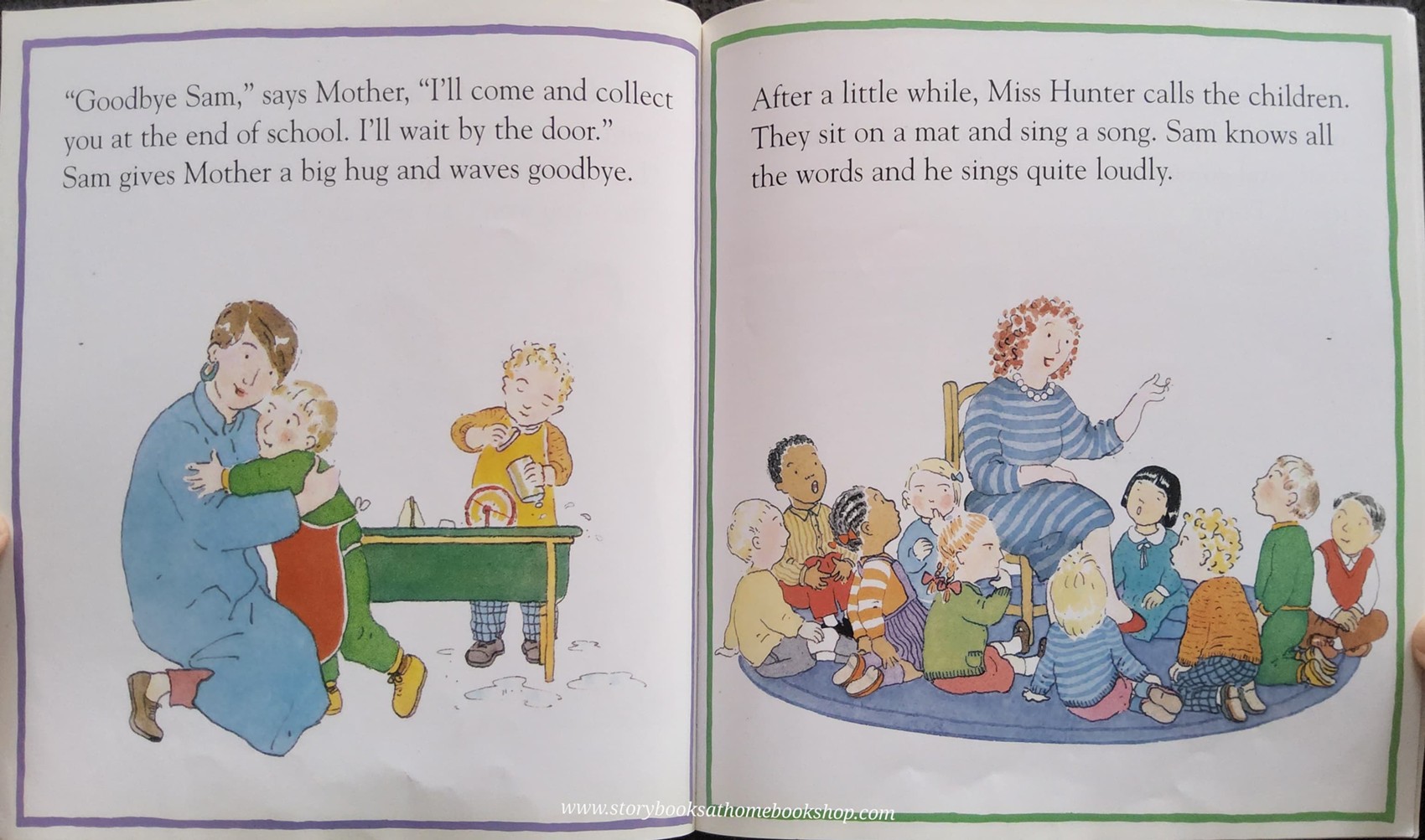 หนังสือนิทานปกอ่อน** 🍅🍓FIRST EXPERIENCES: SAM STARTS SCHOOL