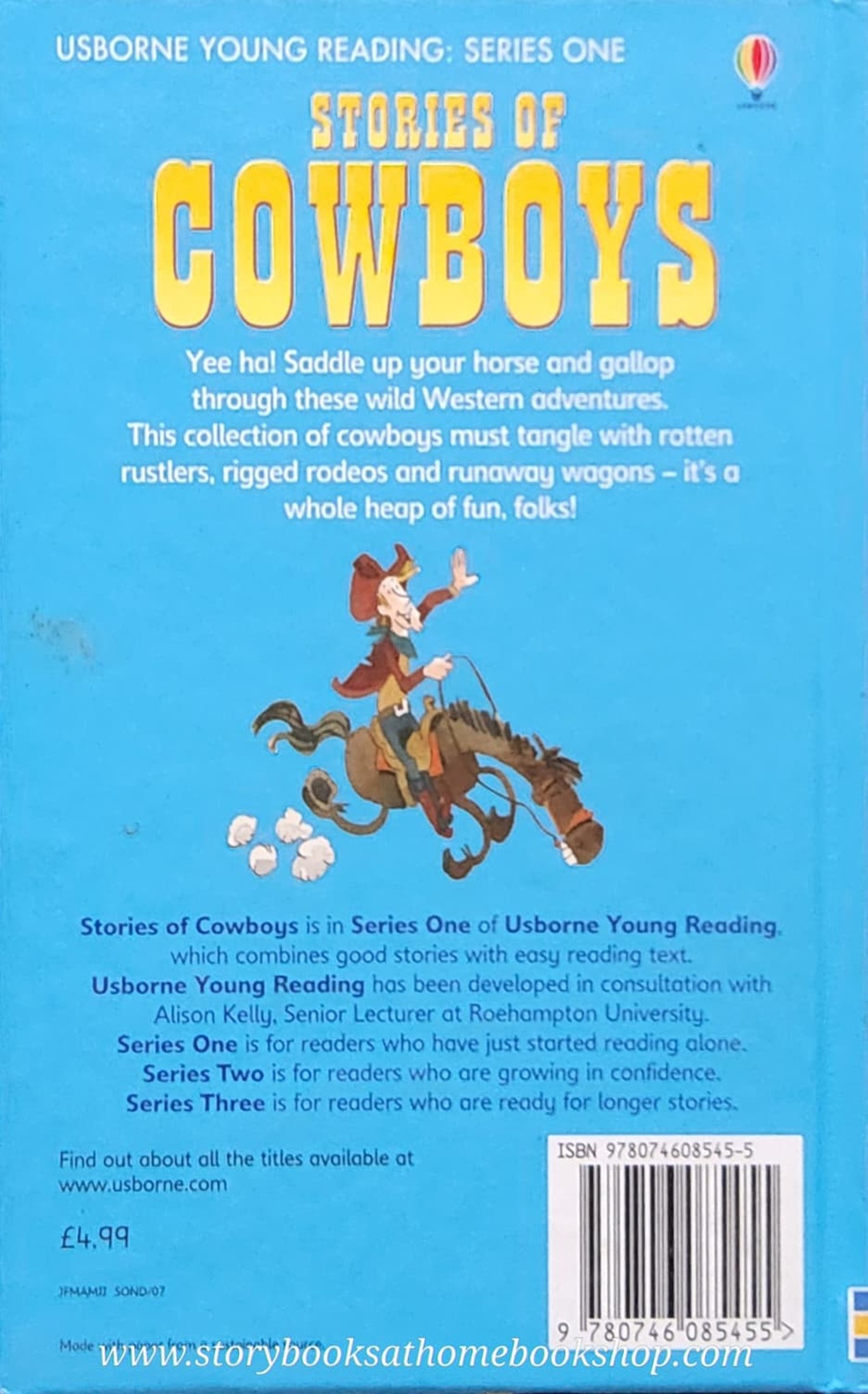 หนังสือนิทานปกแข็ง ** 🍅🍓USBORNE YOUNG READING:STORIES OF COWBOYS